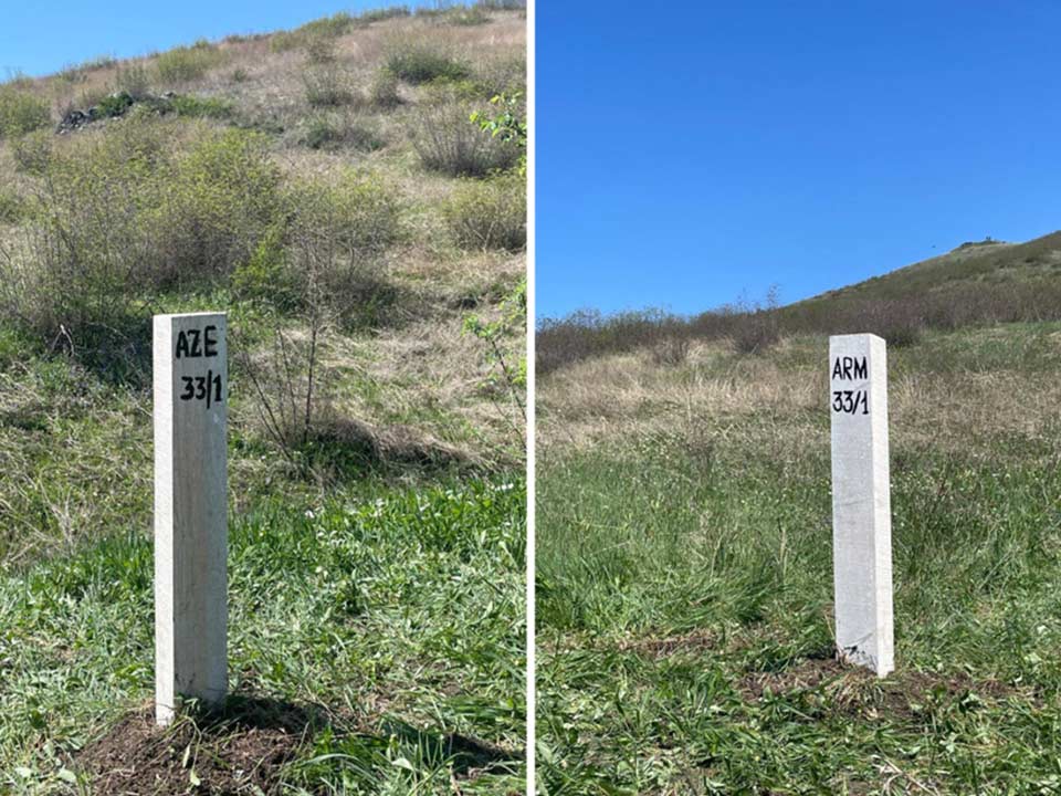 სომხეთმა და აზერბაიჯანმა საზღვრის დემარკაცია დაიწყეს