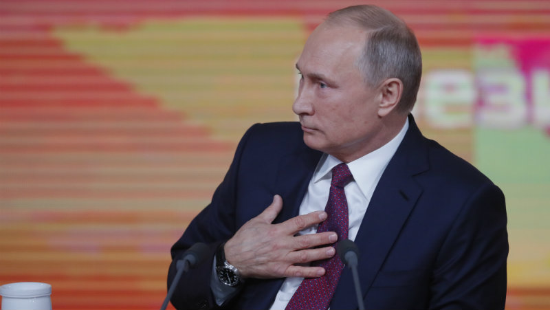 Putin says he does not want Russia to impose sanctions on Georgia