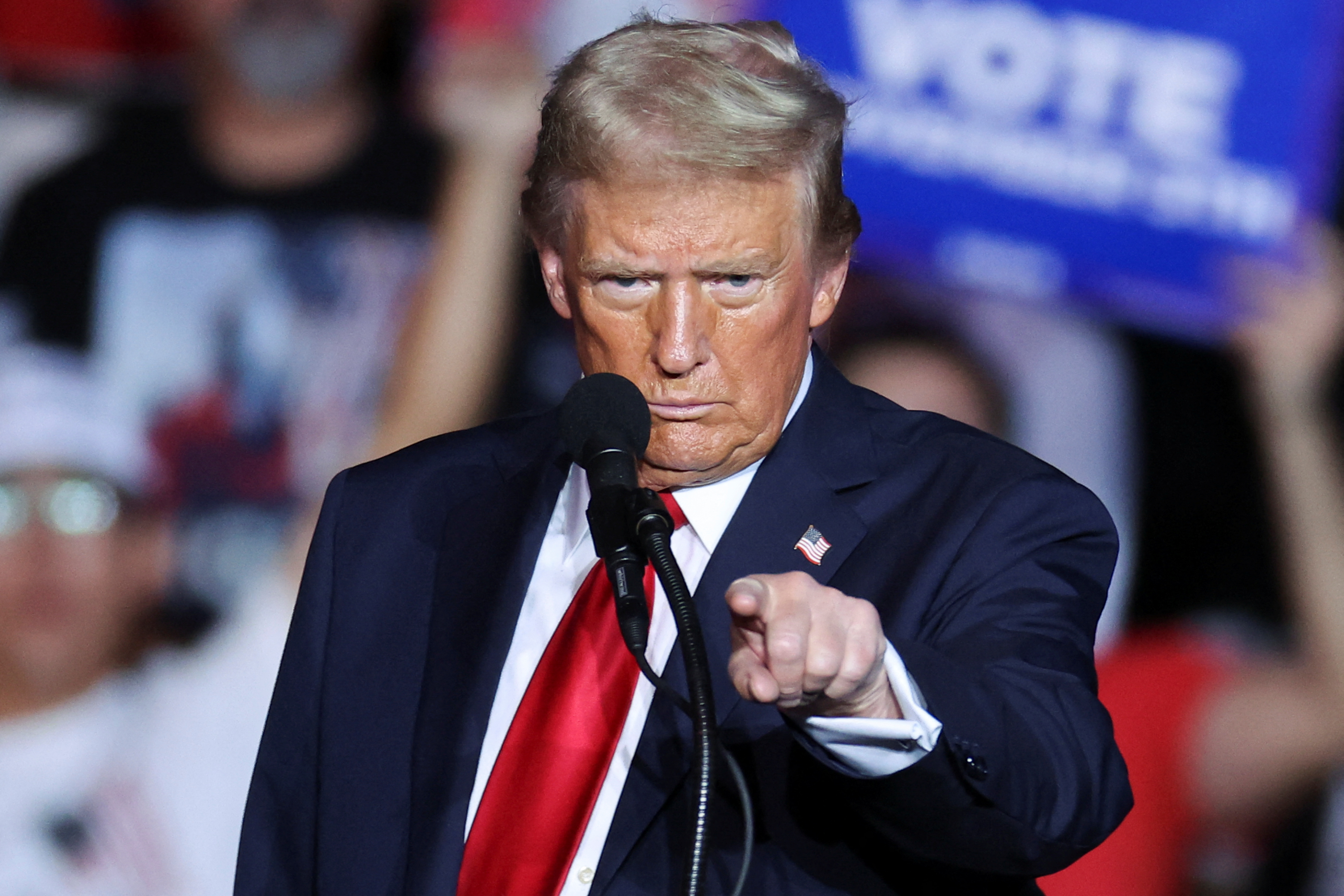 Trump restates his vow to crack down on undocumented people