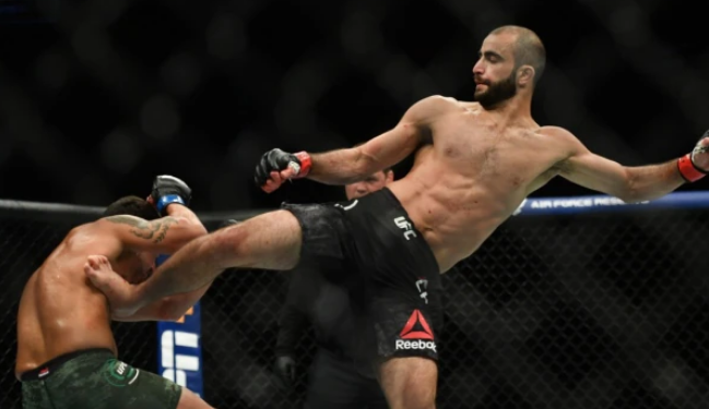 Гига Чикадзе попал в десятку лучших бойцов легкого веса UFC